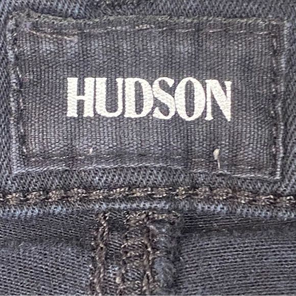 Hudson Jeans Womens Black Straight Skinny Leg Jeans‎ Size 28 - Picture 9 of 11